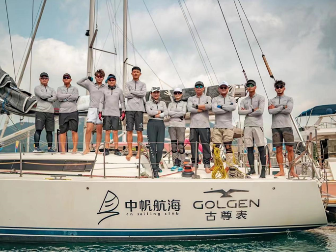中帆-古尊梦之队参加第15届中国杯帆船赛