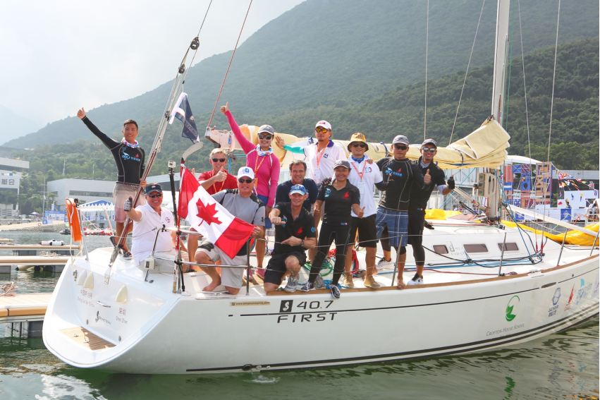 热烈欢迎加拿大帆船队征战第15届中国杯帆船赛