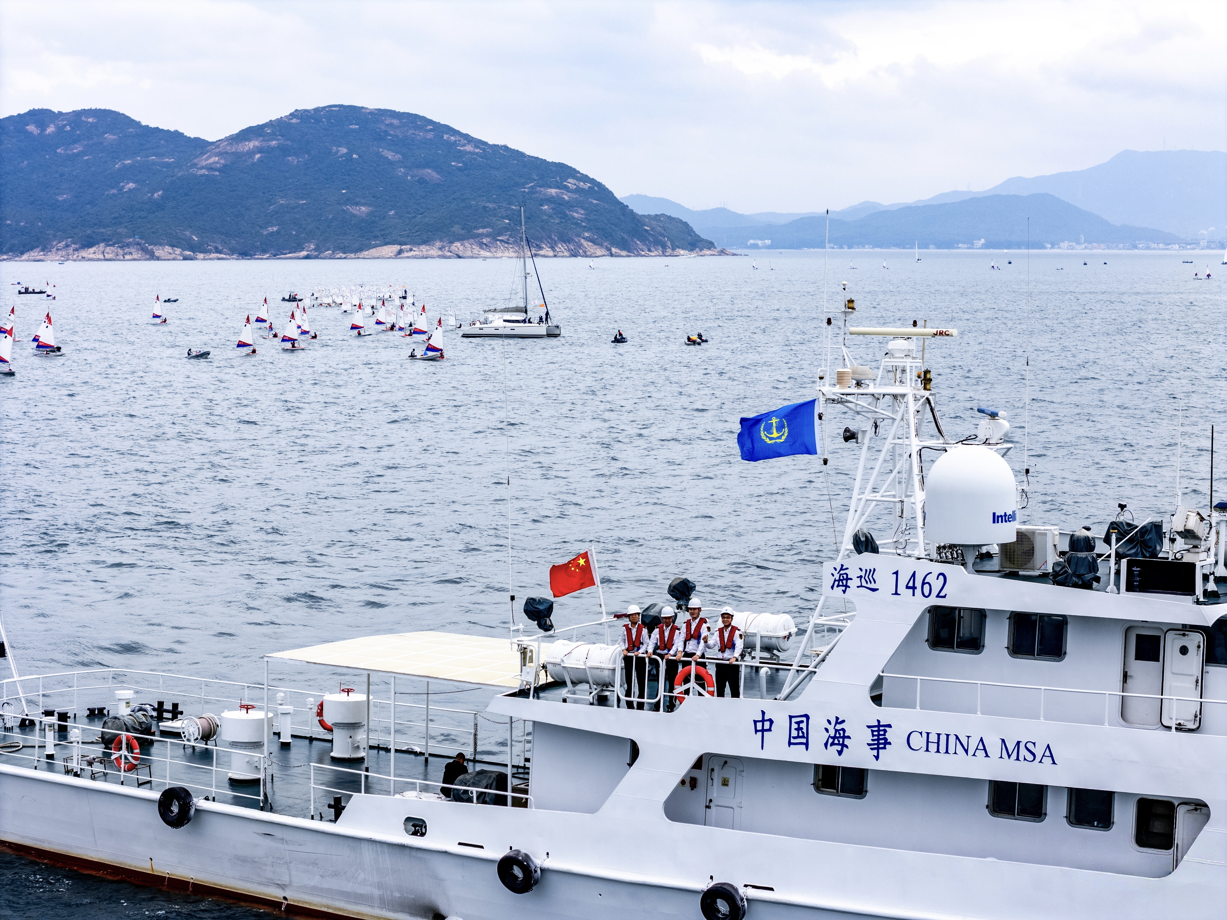 安全屏障，立体推进！大亚湾海事局为中国杯帆船赛护航