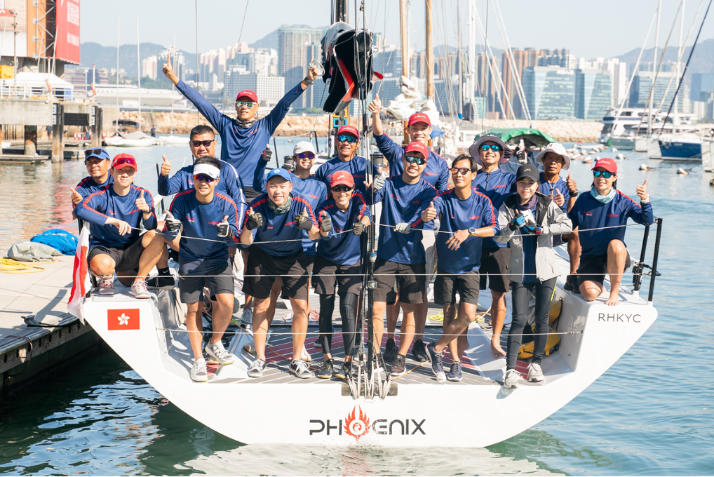 香港凤凰号帆船队参赛第15届中国杯帆船赛