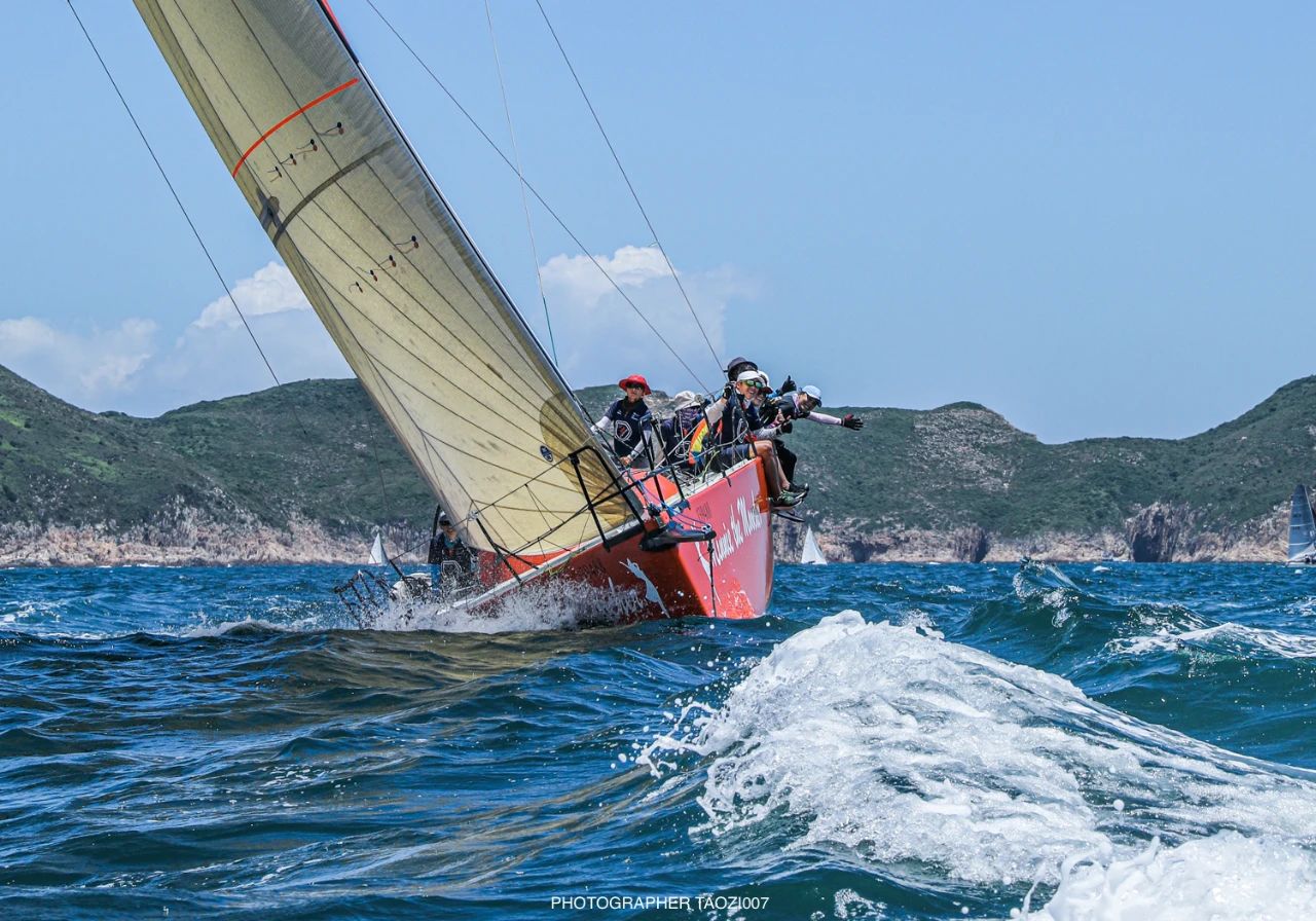 香港Minnie the Moocher帆船队参赛第15届中国杯帆船赛