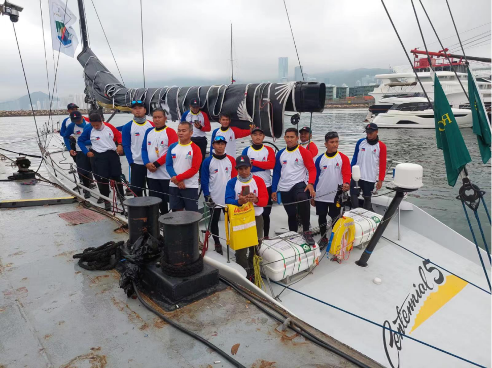 菲律宾Standard Insurance Centennial III帆船队赴深参赛第15届中国杯帆船赛