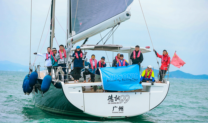 热烈欢迎德诚APSONIC帆船队征战第15届中国杯帆船赛
